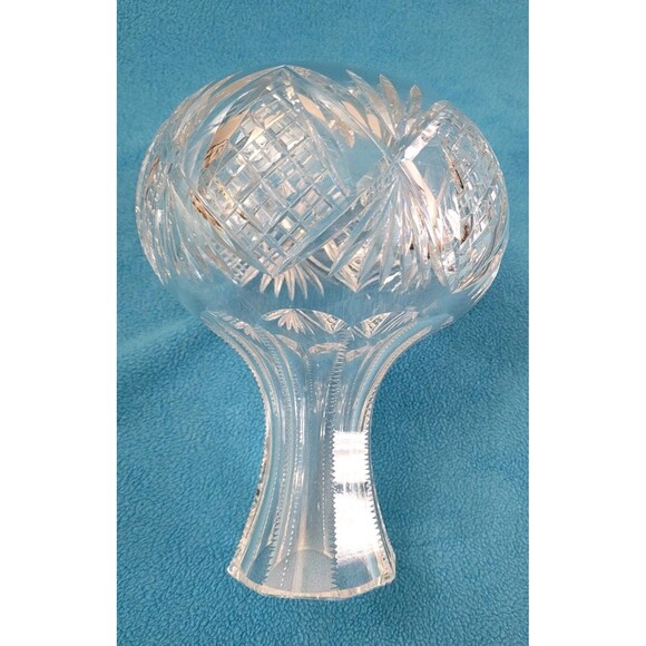 Vintage American Brilliant Carafe Hand cut Glass Wine  Vintage American Brilliant Cut Glass Crystal Glass Carafe Liquor Wine Decanter